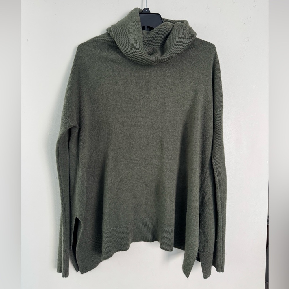 Sweet Romeo Olive Green Turtleneck Sweater